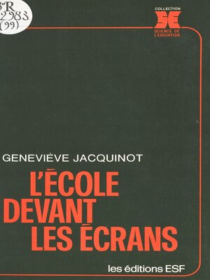cover image of L'école devant les écrans